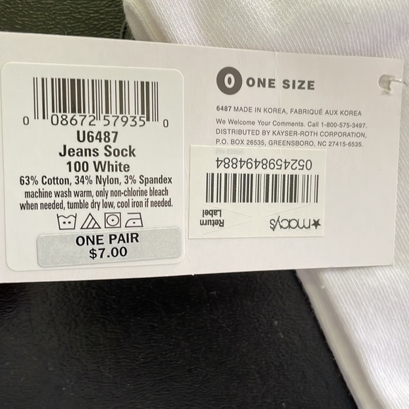 NWT socks. Hue and Nordstrom brands. One size. - Picture 4 of 7